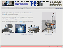 Tablet Screenshot of pegri.de